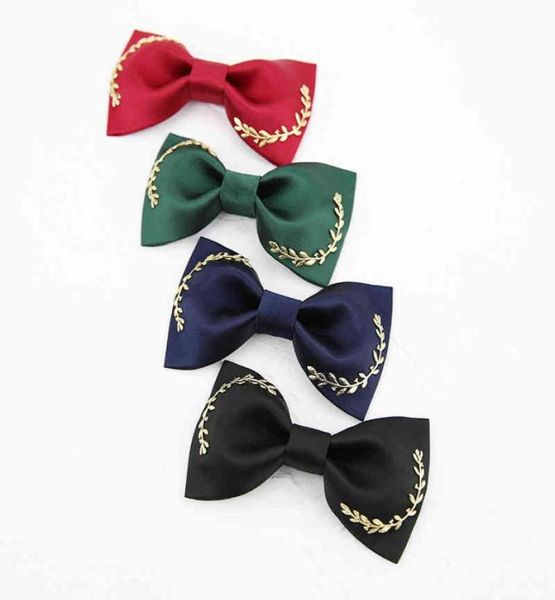 

man039s fashion male casual original accessories bow tie men women married groom metal olive branch1682790, Blue;purple