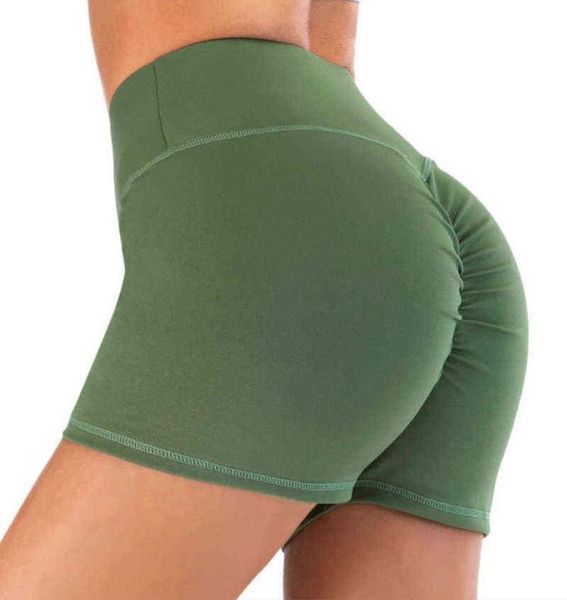 

yoga outfits high waisted shorts for women workout tummy control running sports ruched butt lifting leggings 2204299036075, White;red
