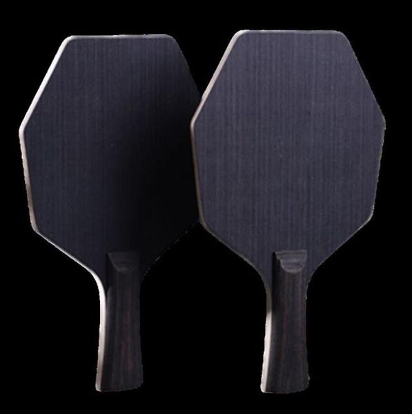 

table tennis raquets cybershape hexagon pure wood bony material blade 5 layers popla racket for trainning 2211114742965