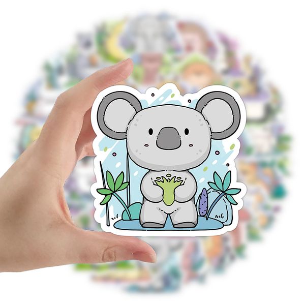 

60pcs animals stickers skate accessories waterproof vinyl sticker for skateboard lapluggage bicycle motorcycle phone car decals