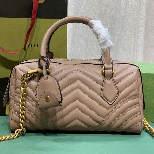 

large capacity handbag women shoulder bag leather quilting thread tote bags large capacity metal hardware chain letter zipper closure crossb