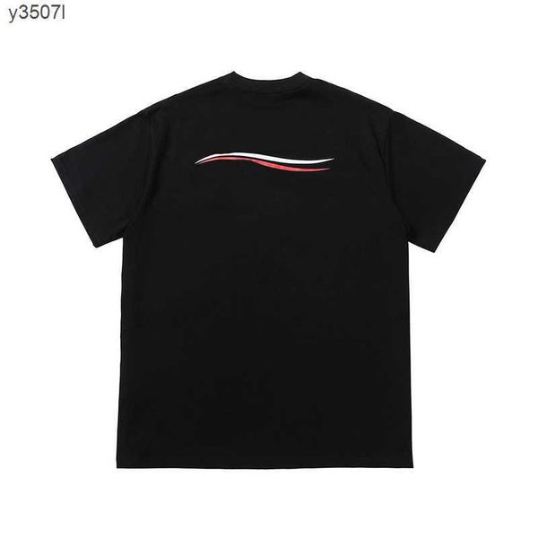 

designer t shirt summer short sleeve waves tee men women lovers luxury t-shirts fashion senior pure cotton large size s-xl quvy, White;black