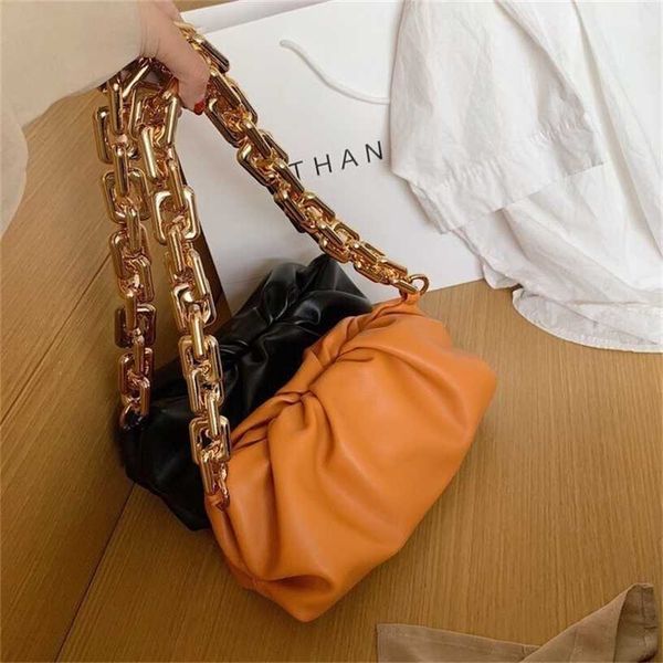 

designer advanced handbags venetas bottegas sense niche thick chain cloud bag portable one shoulder underarm bag womens online red womens 18