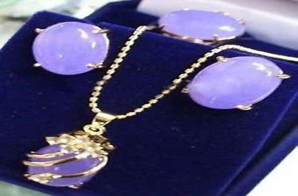 

natural alexandrite crystal pendant earring ring sets01236554024, Slivery;golden
