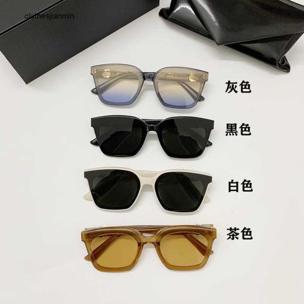 

2023 luxury fashion sunglasses factory% 80 retail gm mengkou co branded swip plate star same sunglass uv ristant men's and women's, White;black