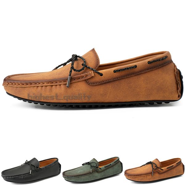 

fashion mens casual shoes drive comfortable breathable daily men leather scrub hundred leisure black slip on man lazy overshoes sneakers jog
