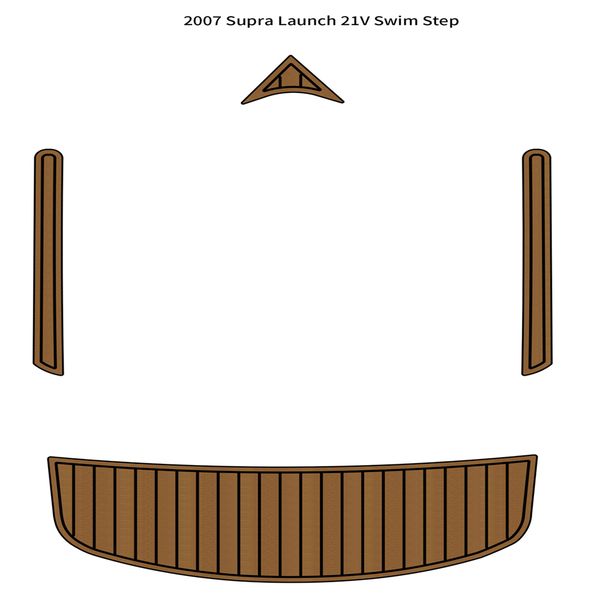 

2007 supra launch 21v swim platform step mat boat eva foam teak deck floor pad