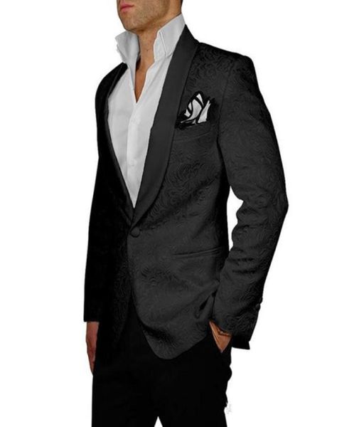 

new fashionable groom tuxedos groomsmen one button black shawl lapel man suit wedding men039s blazer suits jacketpantst7603037, Black;gray