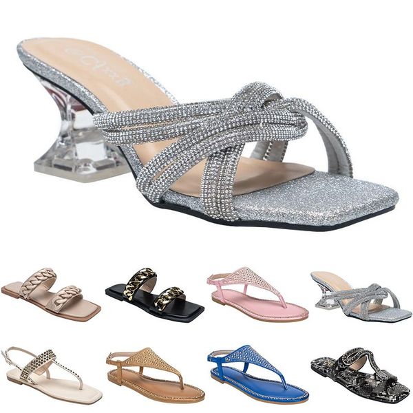 

slippers rubber slides sandals beach floral brocade casual outdoor brown flat bottoms for womens heel designer shoes size 37-42, Black
