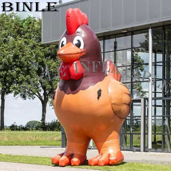 

fast food shop ideas giant inflatable chicken for advertising lovely standing mascot inflatable rooster model with air blower