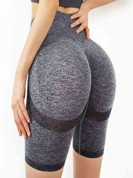 

yoga outfits seamless shorts high waist compression workout women booty tummy control leggings summer running 2204292072197, White;red