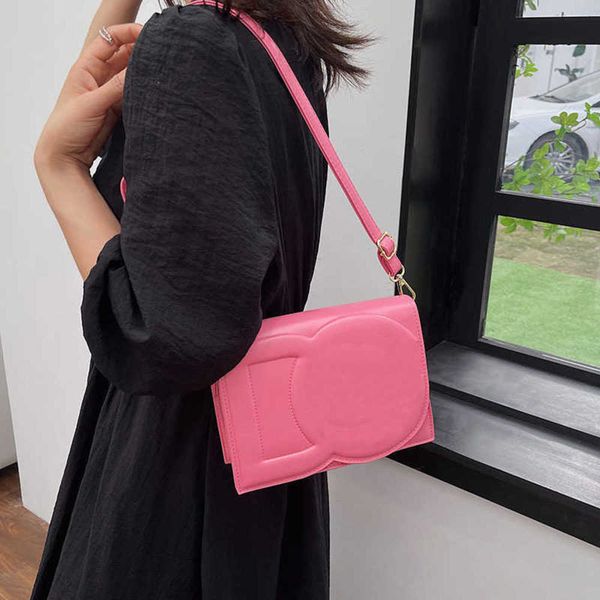 

fashion designer bags macaron women solid color shoulder bag small design ins foreign style crossbody bag 230524