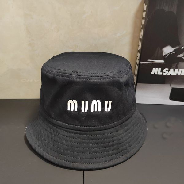 

summer cowboy fisherman hat miu letter designer beanie cap made old versatile bucket hat children's basin hat, Blue;gray
