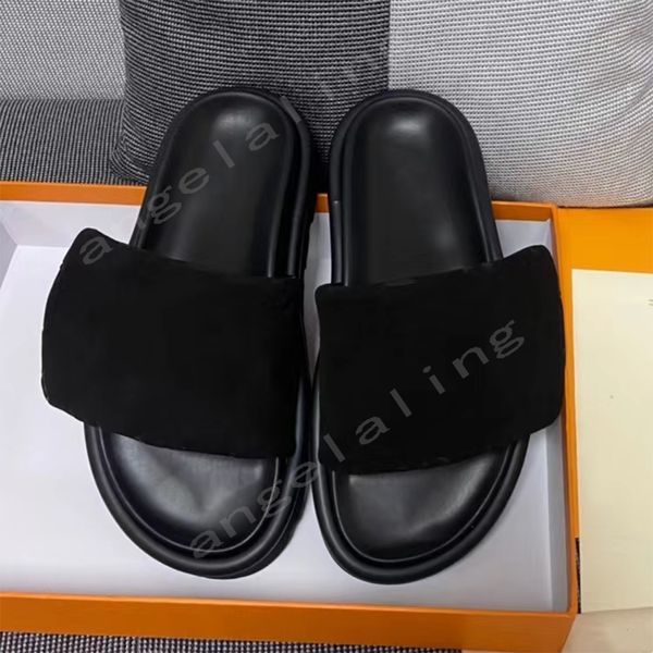 

designer slipper dress women shoes luxury slippers shoe sneakers casual slipper accessories low cut suede spike for men and crystal leather, Black