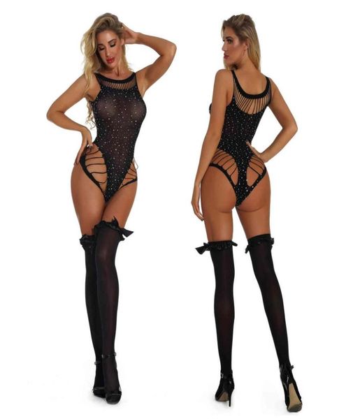 

bodysuit women stockings lingerie set catsuit see through jumpsuit underwear exotic apparel intimate hollow out babydoll2547891, Red;black
