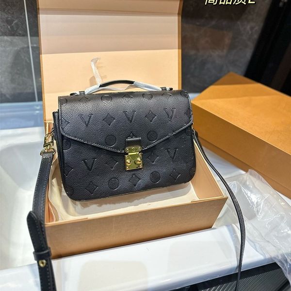 

designers women shoulder bags leather handbag lady luxury messenger evening bag embossing metis elegant louisitys crossbody shopping tote vi