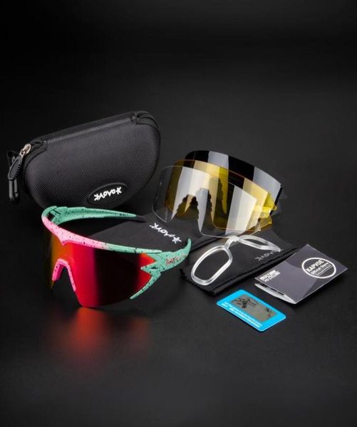 

ski goggles kapvoe outdoor sports cs uv400 dustproof motorcycle cycling 4lens accessories glasses 2210191715042