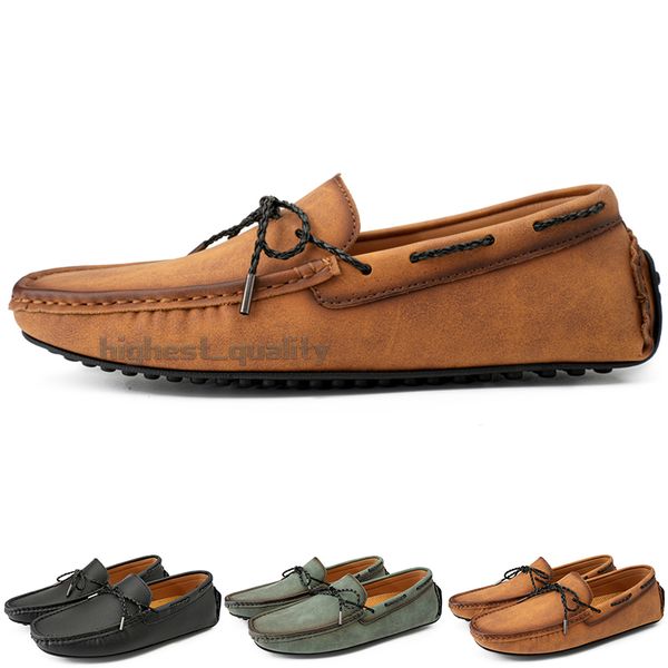 

fashion mens casual shoes drive comfortable breathable daily men leather scrub hundred leisure black slip on man lazy overshoes sneakers jog