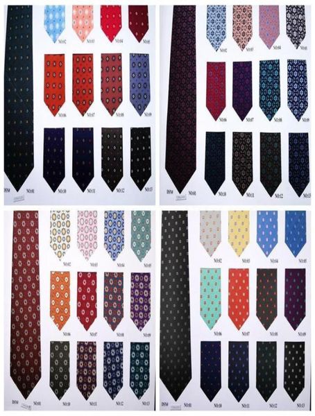 

bow ties 100pcs woven polyester mens fashion floral necktie black yellow pink blue green wine orange aqua red grey navy purple g7077826, Black;gray