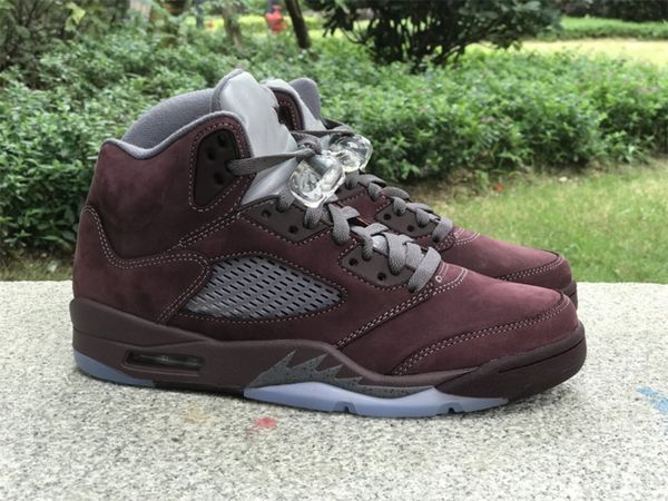 

basketball shoes jumpman 5 burgundy dz4131-600 shoes sport original coming