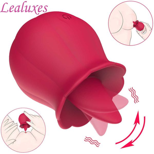 

powerful rose vibrator toy for women clintoris simulator tungue spot nipple massager