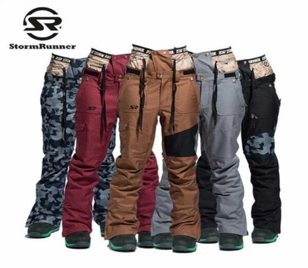 

skiing bib pants stormrunner winter new sty men snow pants ski waterproof snowboard trousers breathab thermal outdoor winter l22103342082