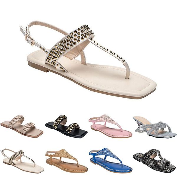 

designers womens beach slippers summer famous classic flat heel summer designer l slides shoes bath ladies sandals size 37-421, Black