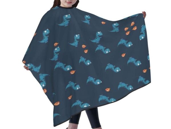 

professional barber cape polyester hair cutting salon cape water and stain resistant apron cutting hair dinosaurs cute4845134