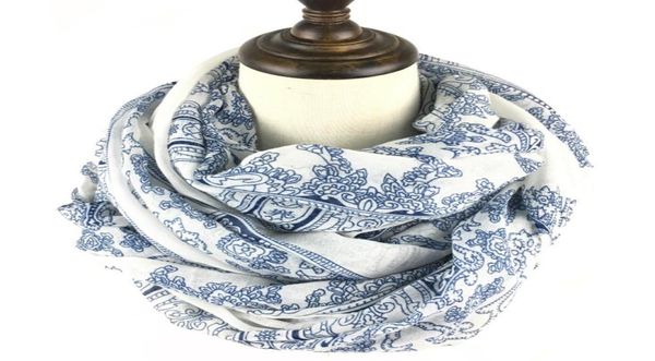

fashionbruceriver women039s paisley printing scarf012349075906, Blue;gray