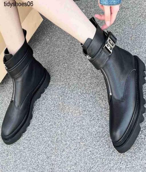 

22 xinjijia autumn and winter genuine leather flat heel medium boots women039s slim boots side zipper elastic belt pointed sing2520808, Black