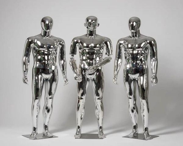 

silver mannequin male model fiberglass style customized8147611, Khaki