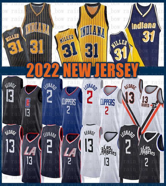 

los basketball jersey mens angeles pink clipper indiana grey pacer 31 kawhi leonard paul george 2 13 reggie miller red m, Black;red