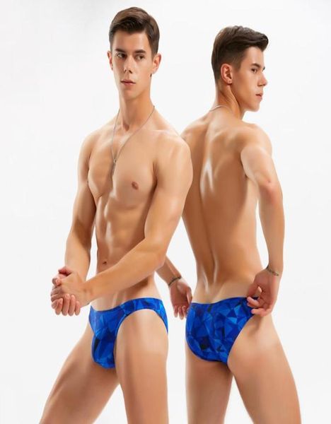 

men039s swimwear blue gemstone men low waist half pack hip swimsuits tight gay thong swim trunks bikinis briefsmen039s9997371