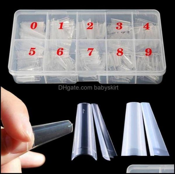

false art salon health beautyfalse nails ccurve tip clear natural stiletto half er fake nail manicure tool for extension tips f2140186, Red;gold