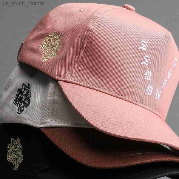 

ball caps zhcth store darc hat 2022 baseball cap pink for women premium quality embroidery l230523, Blue;gray