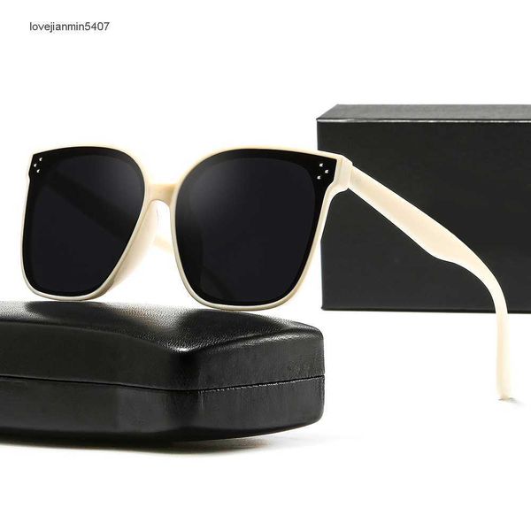 

2023fashion sunglasses 65% retailgm sunglass for women with insertions new eyewear trend men driving uv ristant polarized, White;black