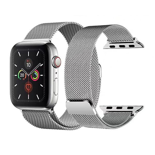 

bangle men's and women's wristbands for applewatchstrap stainless steel magnetic watch chain bracelets fashion new men women gift, Black