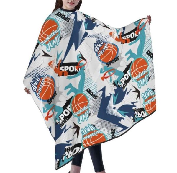 

professional barber cape polyester hair cutting salon cape water and stain resistant apron cutting hair slam dunk dynamic geometry2682594