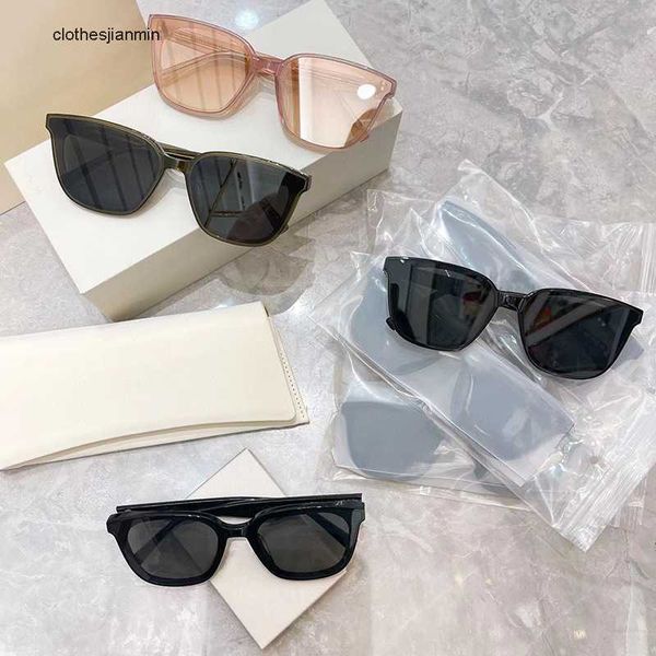 

2023 luxury fashion sunglasses factory% 80 retail gm same style star sunglass new men's and women's plate moisture ristant uv glas, White;black