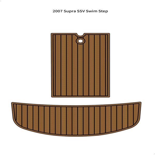 

2007 supra ssv swim platform step mat boat eva faux foam teak deck flooring pad