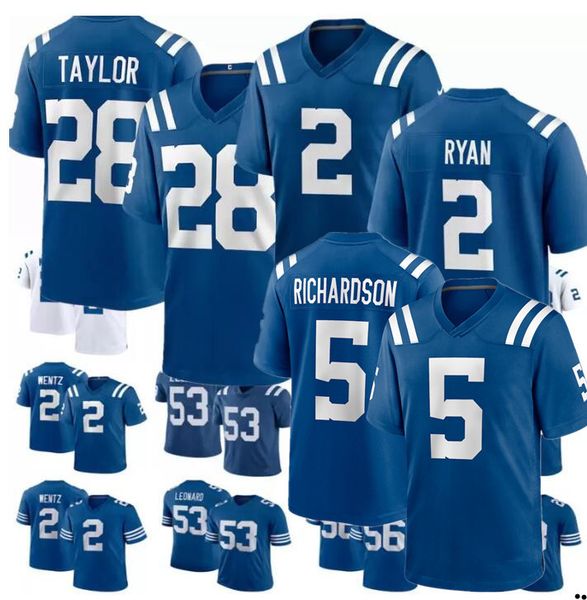 

nfl4xl 5 anthony richardson 53 darius leonar jersey men women youth 2 matt ryan 28 jonathan taylor 56 quenton nelson 11 michael pittman jr.