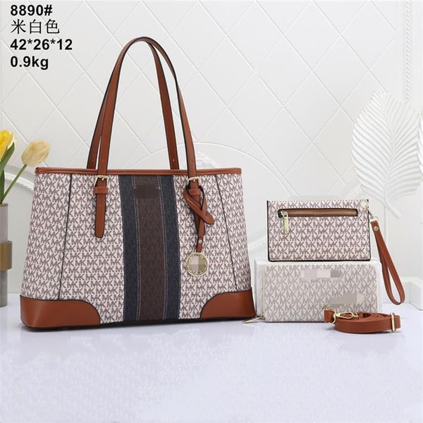 

michael s kor s m k ggss louisss vuttonss lvss 2023 new arrival 3 pieces set designer bags womens crossbody handbag lady tote coin purse sho