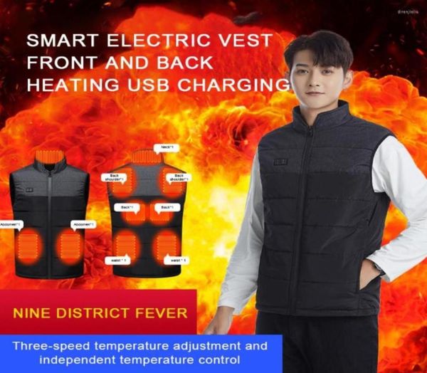 

skiing jackets women39s winter usb heating vest intelligent cotton skating sports warm jacket1860685