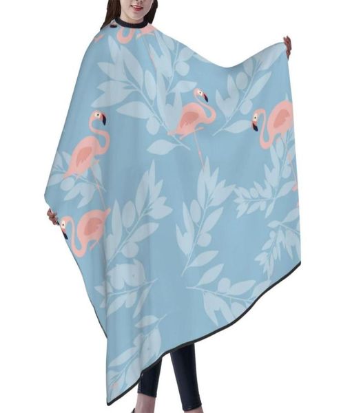 

professional barber cape polyester hair cutting salon cape water and stain resistant apron cutting hair flamingo olive8389403