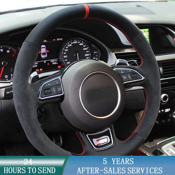 

steering wheel covers customized car steering wheel braid cover car accessories for audi a1 a3 a4 2015-2016 a7 2012-2018 s7 2013-2018 rs7 20