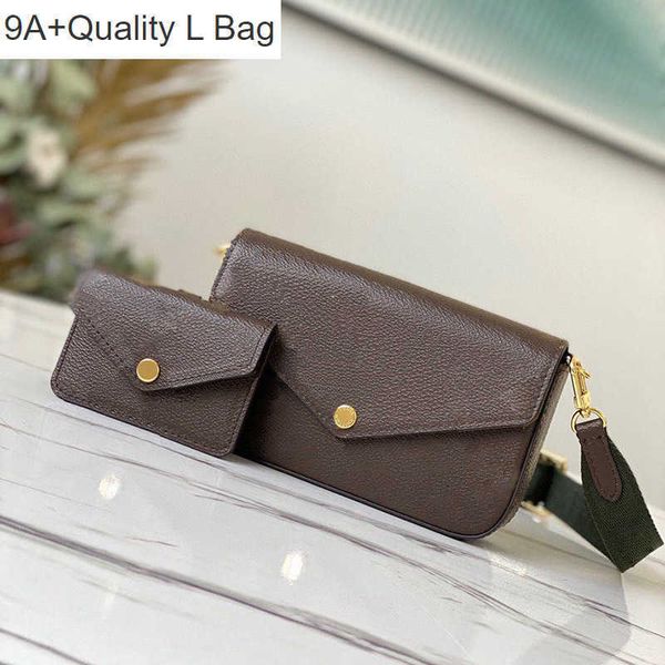 

2023 new 9a bag delicate knockoff designer composite bag felicie strap go 17cm fashion shoulder bag m80091 yl114, Black