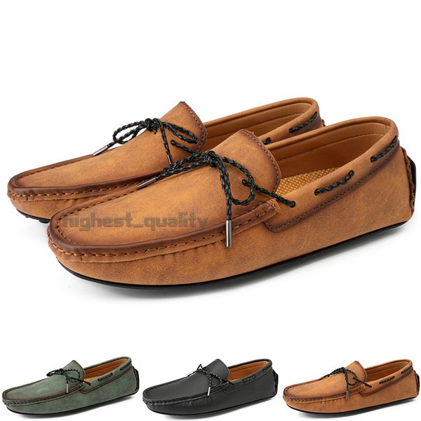 

fashion mens casual shoes drive comfortable breathable daily men leather scrub hundred leisure black slip on man lazy overshoes sneakers jog