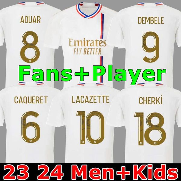 

23 24 maillot 2023 2024 soccer jerseys digital fourth football shirts toko ekambi cherki aouar home lyon .paqueta dembele denayer ndombele, Black;yellow