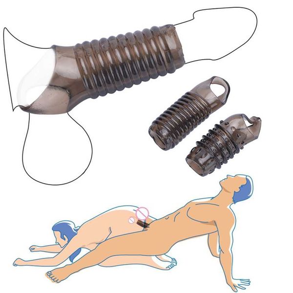 

cock reusable silicone delay stronger erection supplies nozzle ring toys for men couples masturbators 60% factory outlet sale