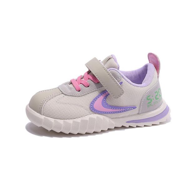 

athletic kids shoes trainers basketball footwear fashion spring summer boys girls non-slip running f15033, Black